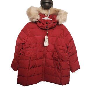 ToTo Heros NEW Kids Girls Toddlers Alternative Down Ruffled Hooded Puffer Jacket